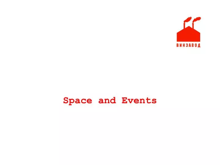 space and events