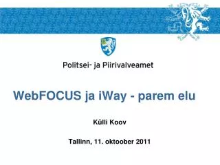 webfocus ja iway parem elu