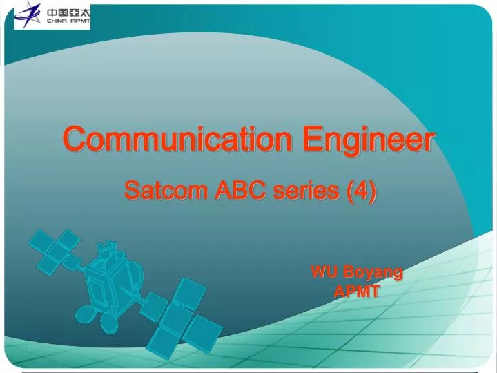 communication engineer satcom abc series 4