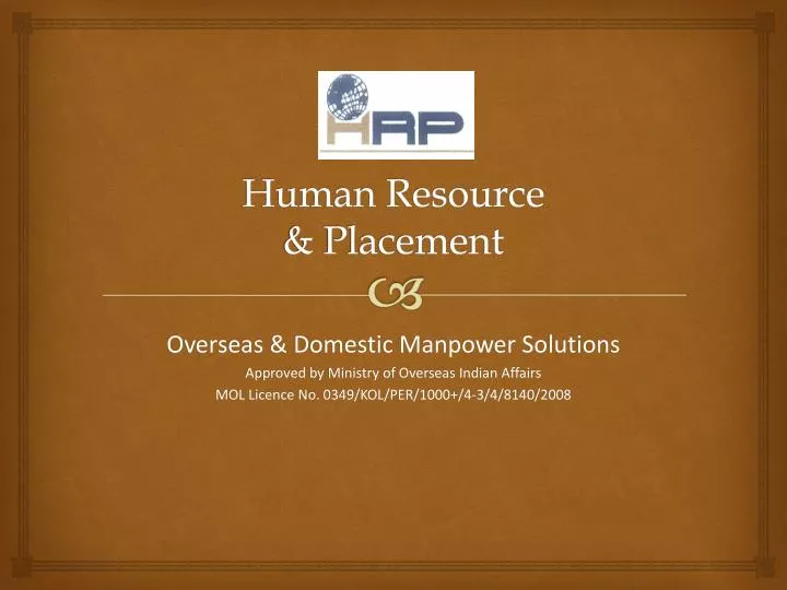 human resource placement