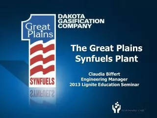 The Great Plains Synfuels Plant