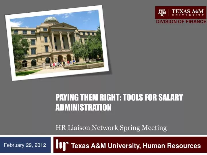 paying them right tools for salary administration hr liaison network spring meeting
