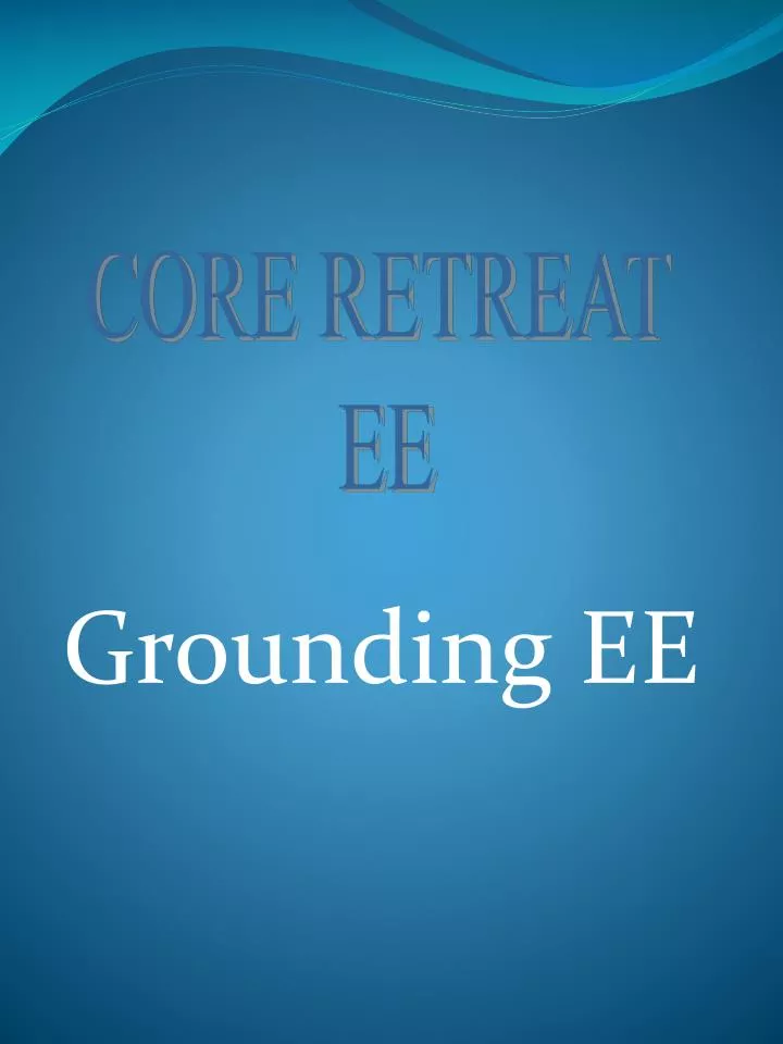 grounding ee