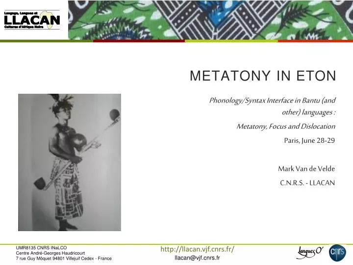 metatony in eton