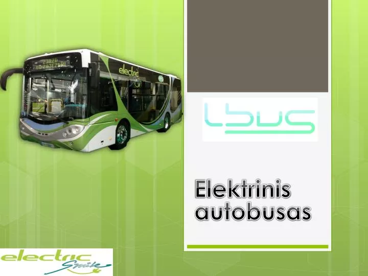 elektrinis autobusas