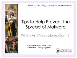 Tips to Help Prevent the Spread of Malware