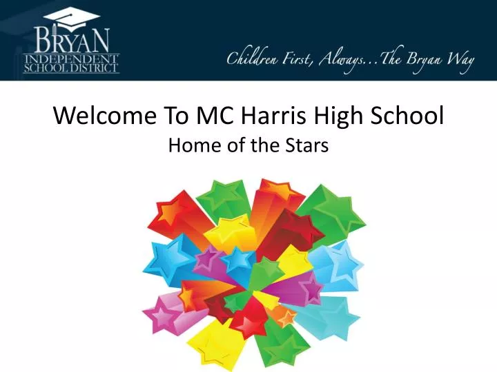 welcome to mc harris high school home of the stars