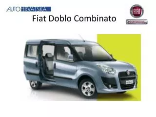 fiat doblo combinato