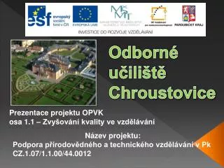 odborn u ili t chroustovice