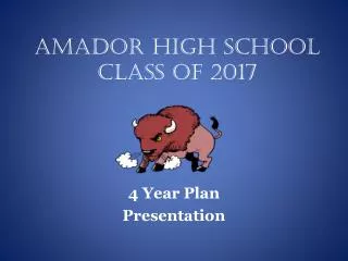 Amador High School Class of 2017