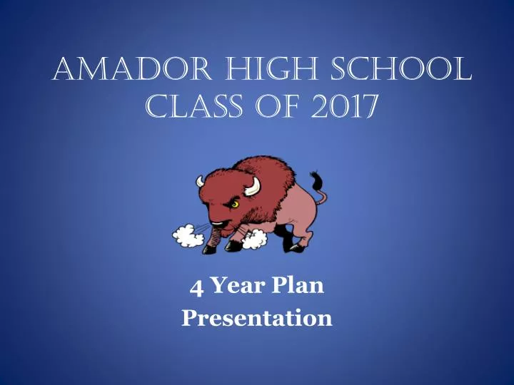amador high school class of 2017