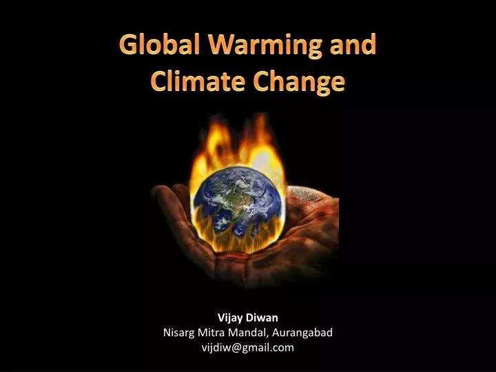 global warming and climate change