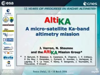 A micro-satellite Ka-band altimetry mission