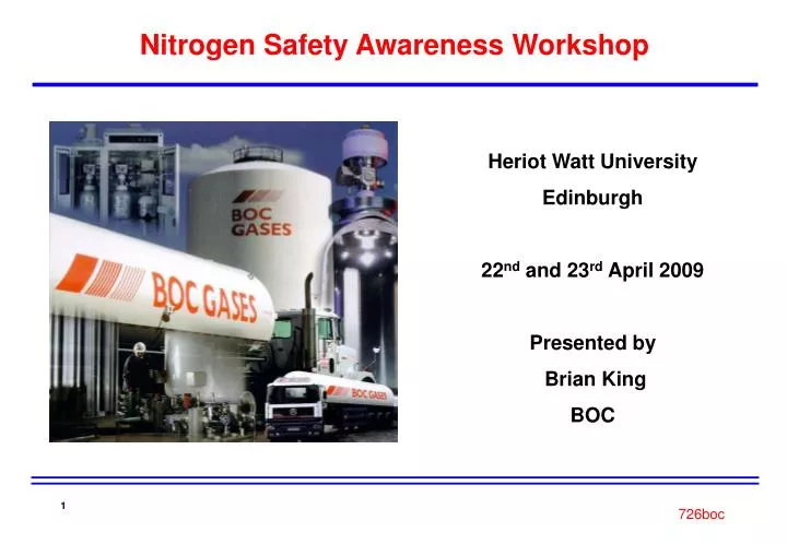 nitrogen safety awareness workshop