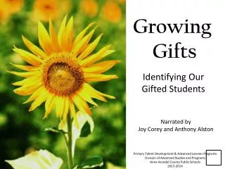Growing Gifts