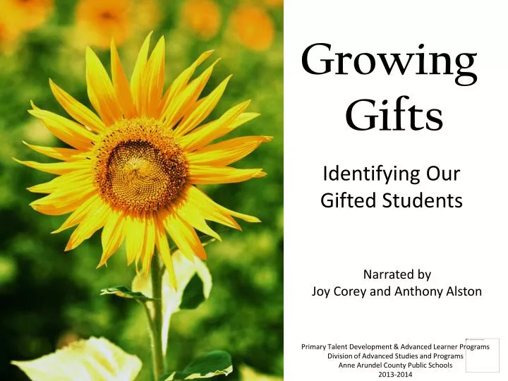 growing gifts