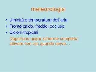 meteorologia