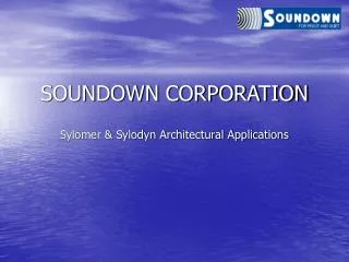 SOUNDOWN CORPORATION