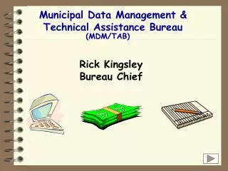 Municipal Data Management &amp; Technical Assistance Bureau