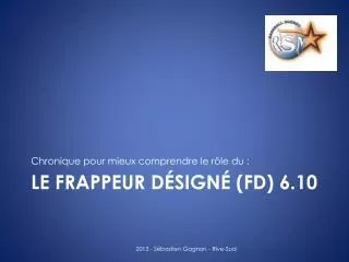 le frappeur d sign fd 6 10