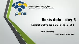 basis data day 5