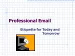 Professional Email