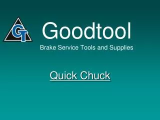 Goodtool Brake Service Tools and Supplies