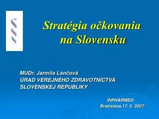 strat gia o kovania na slovensku
