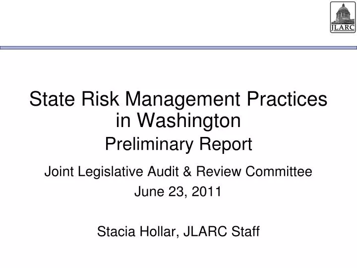 state risk management practices in washington