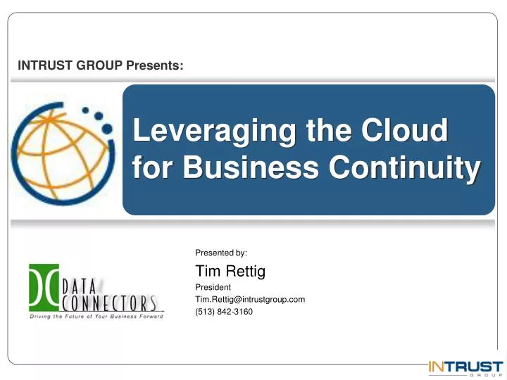 leveraging the cloud for business continuity