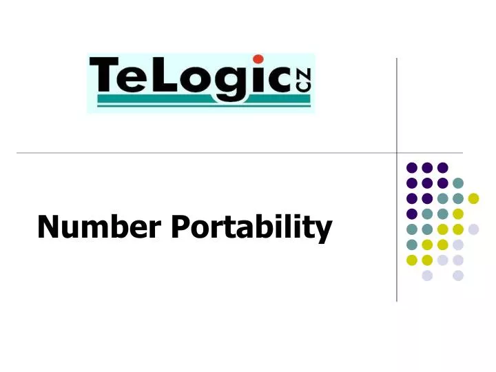 number portability