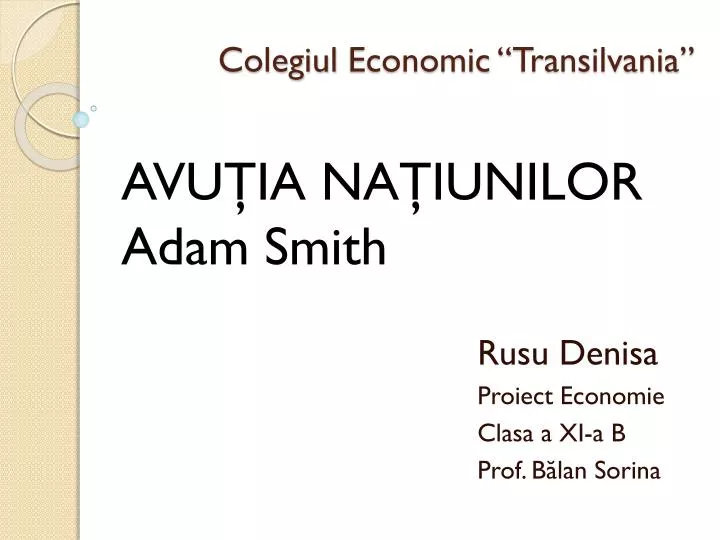 colegiul economic transilvania