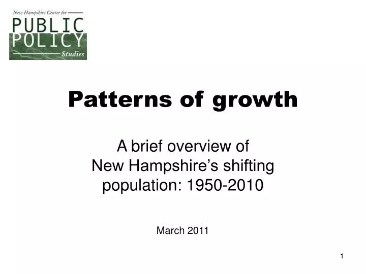 patterns of growth