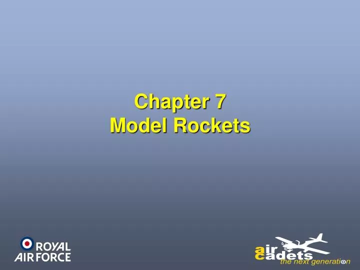chapter 7 model rockets