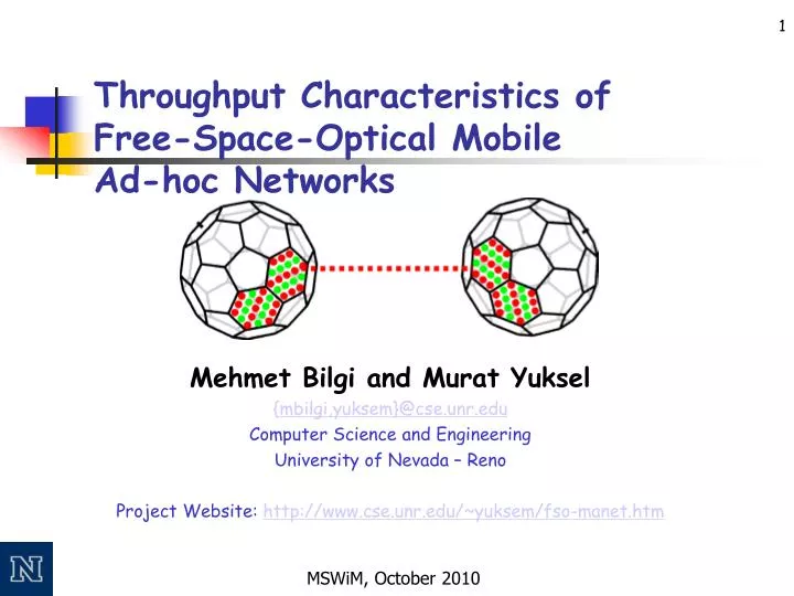 throughput characteristics of free space optical mobile ad hoc networks