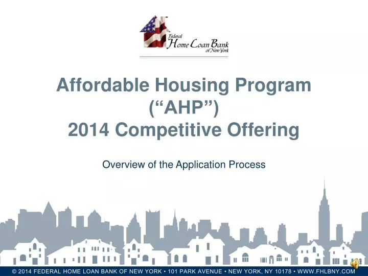 affordable housing program ahp 2014 competitive offering