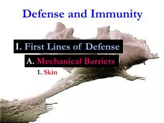 Defense and Immunity