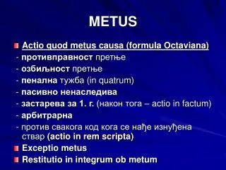 metus