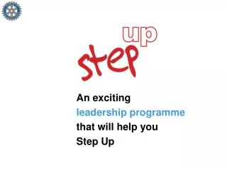 An exciting leadership programme that will help you Step Up