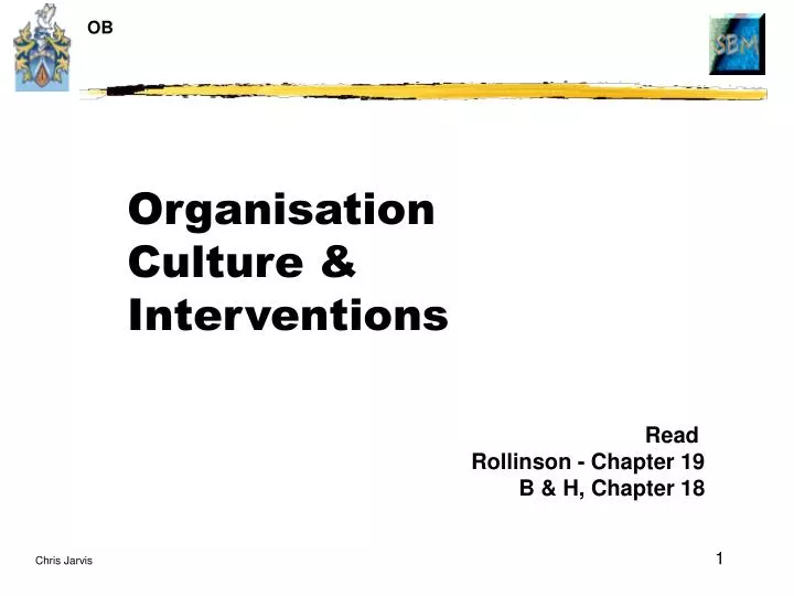 organisation culture interventions