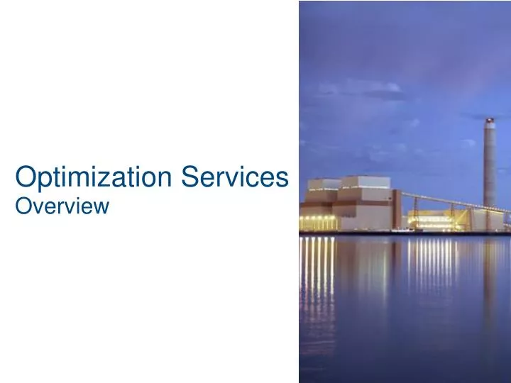 optimization services overview
