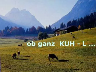 ob ganz kuh l