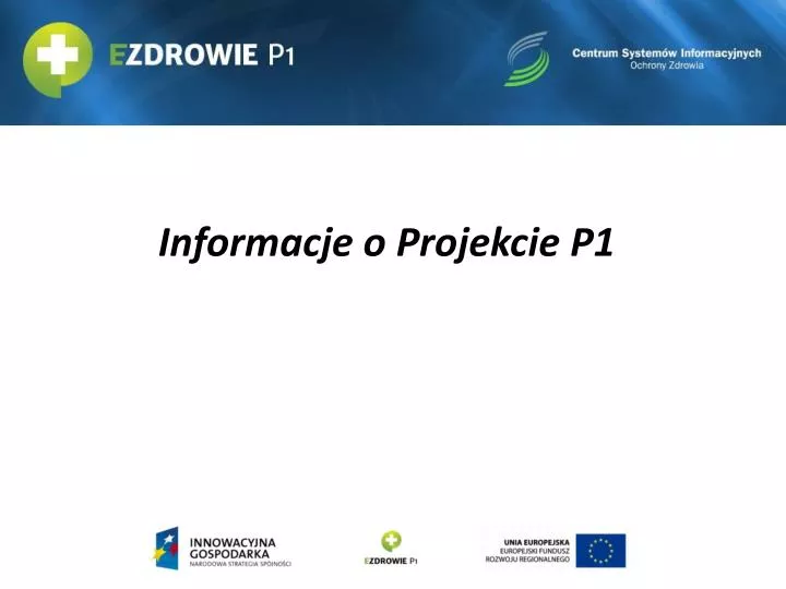 informacje o projekcie p1