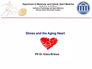 Stress and the Aging Heart