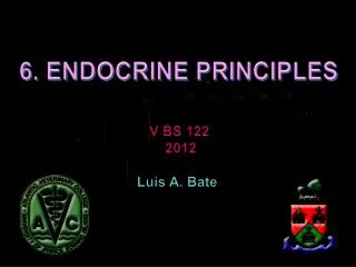 6 . ENDOCRINE PRINCIPLES