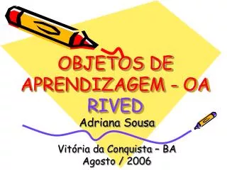 objetos de aprendizagem oa rived