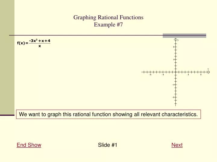 graphing rational functions example 7