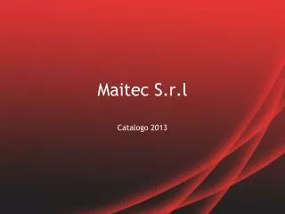 maitec s r l