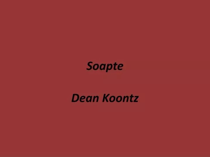 soapte