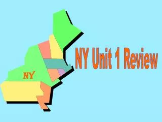 NY Unit 1 Review